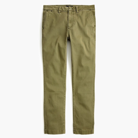 J. Crew Pants - New JCREW Olive high-rise slim boy chino pant